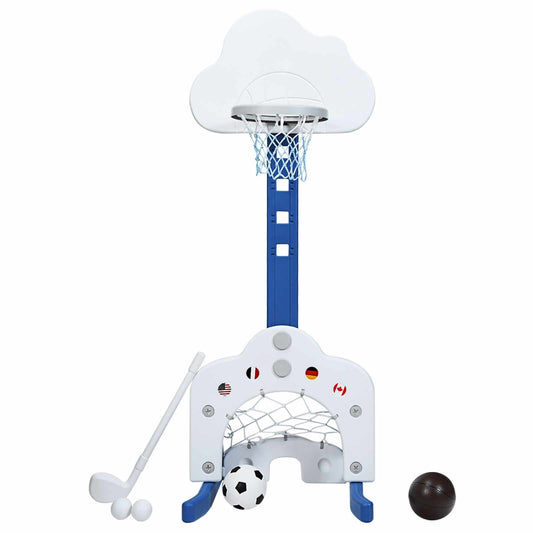 "3-In-1" Veiklos Centro Rinkinys Su Aukščio Reguliavimu, Baltas Sporto Žaislai