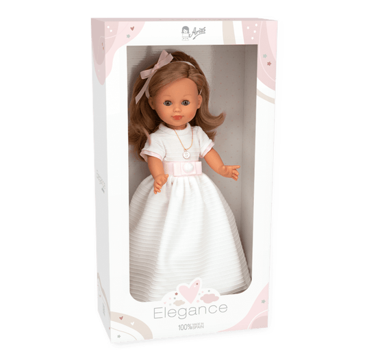 Arias lėlytė Šventė, šviesiaplaukė 42 cm