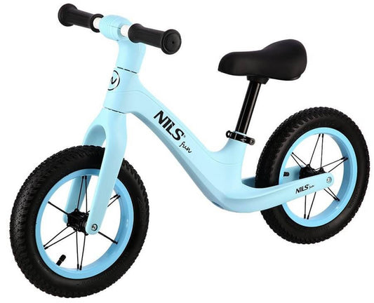 Balansinis Dviratis Vaikams NILS RB100 12 colių Pripučiami Ratai Balansinis Dviratis