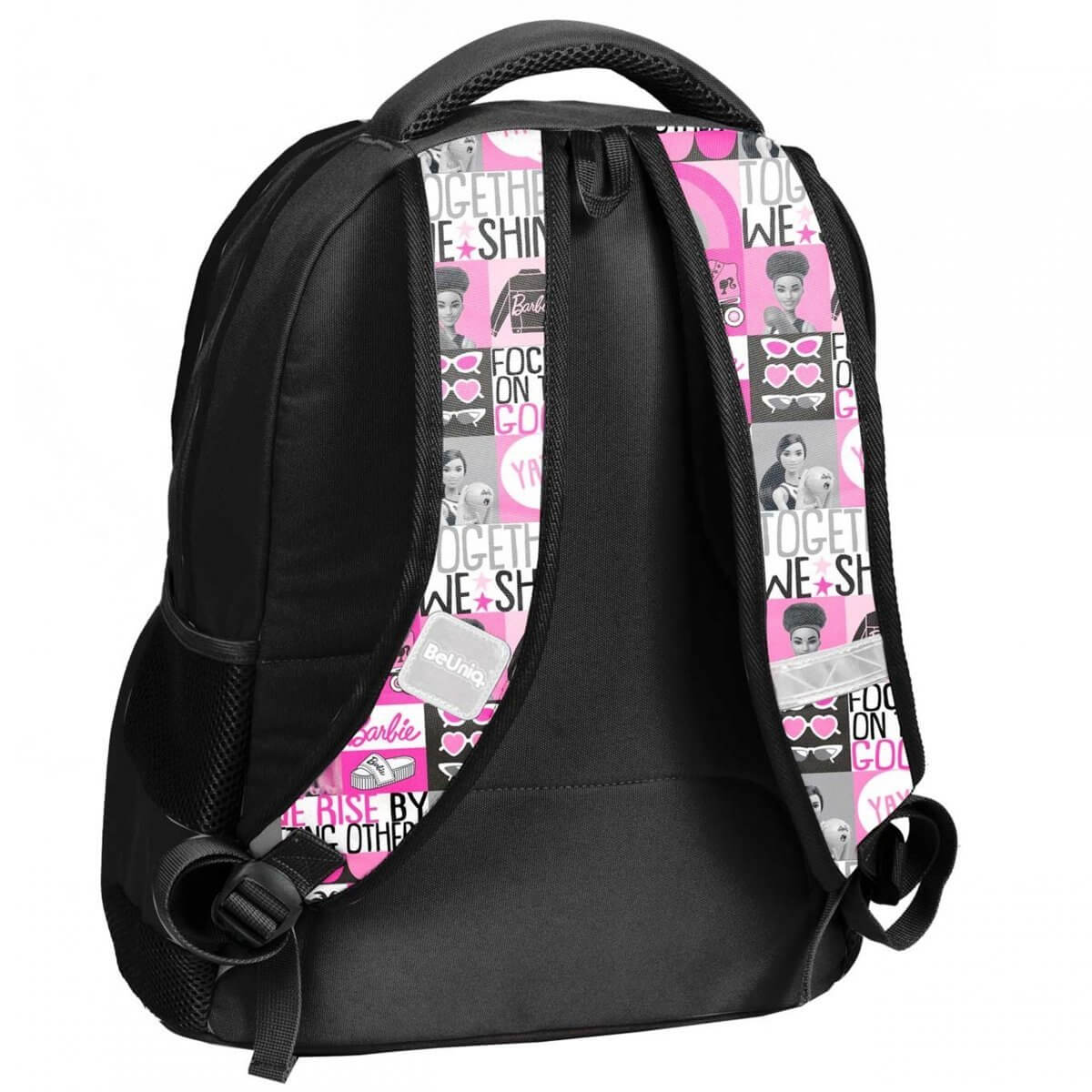 Barbie Mokyklinė Kuprinė Vaikams BeUniq Paso 41 cm Kuprinės