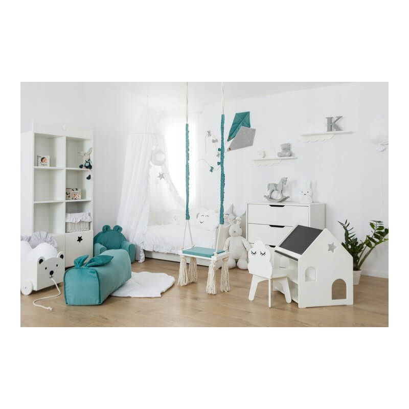 "Bunny Pouffe" Šalavijo Spalvos Vaikiški Foteliukai ir Pufai