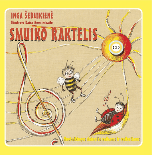 Dainų knygelė su CD, Smuiko raktelis