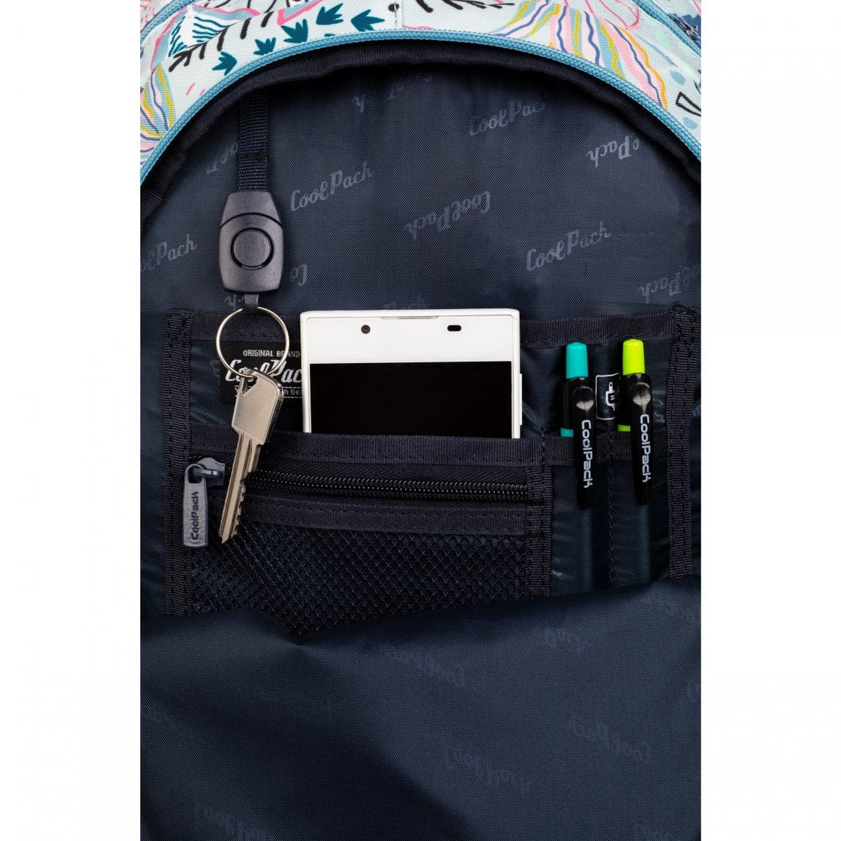 Didelė Tvirta Mokyklinė Kuprinė CP Coolpack Blue Youth Davao 44,5 cm IP1098 Kuprinės
