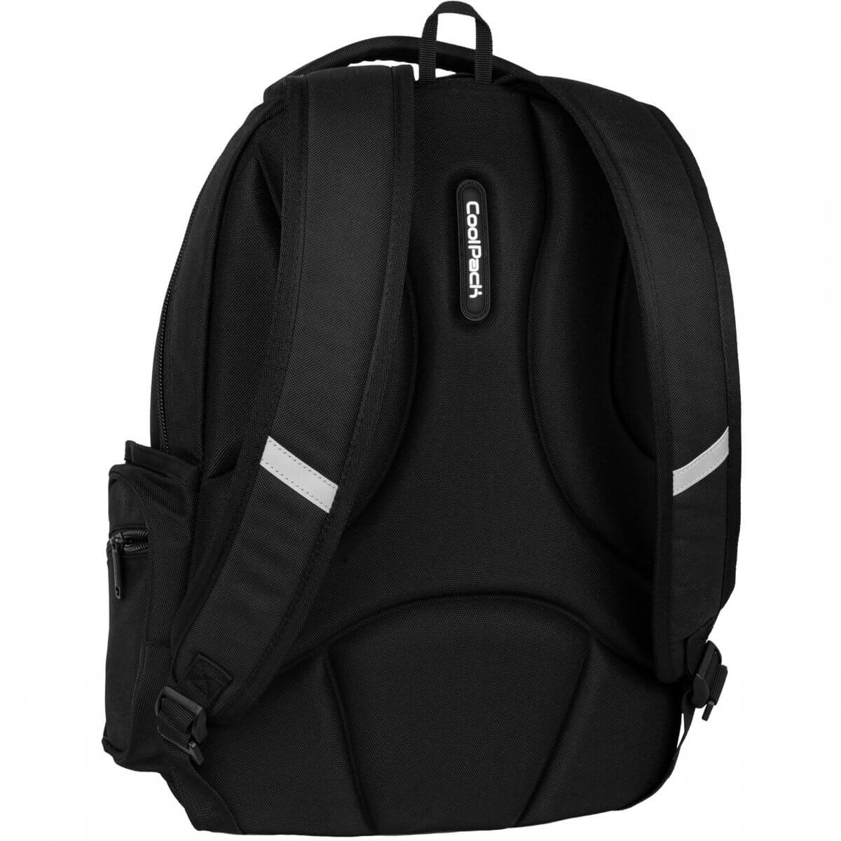 Didelė Tvirta Mokyklinė Kuprinė CP Coolpack Break Black 44 cm IP1115 Kuprinės