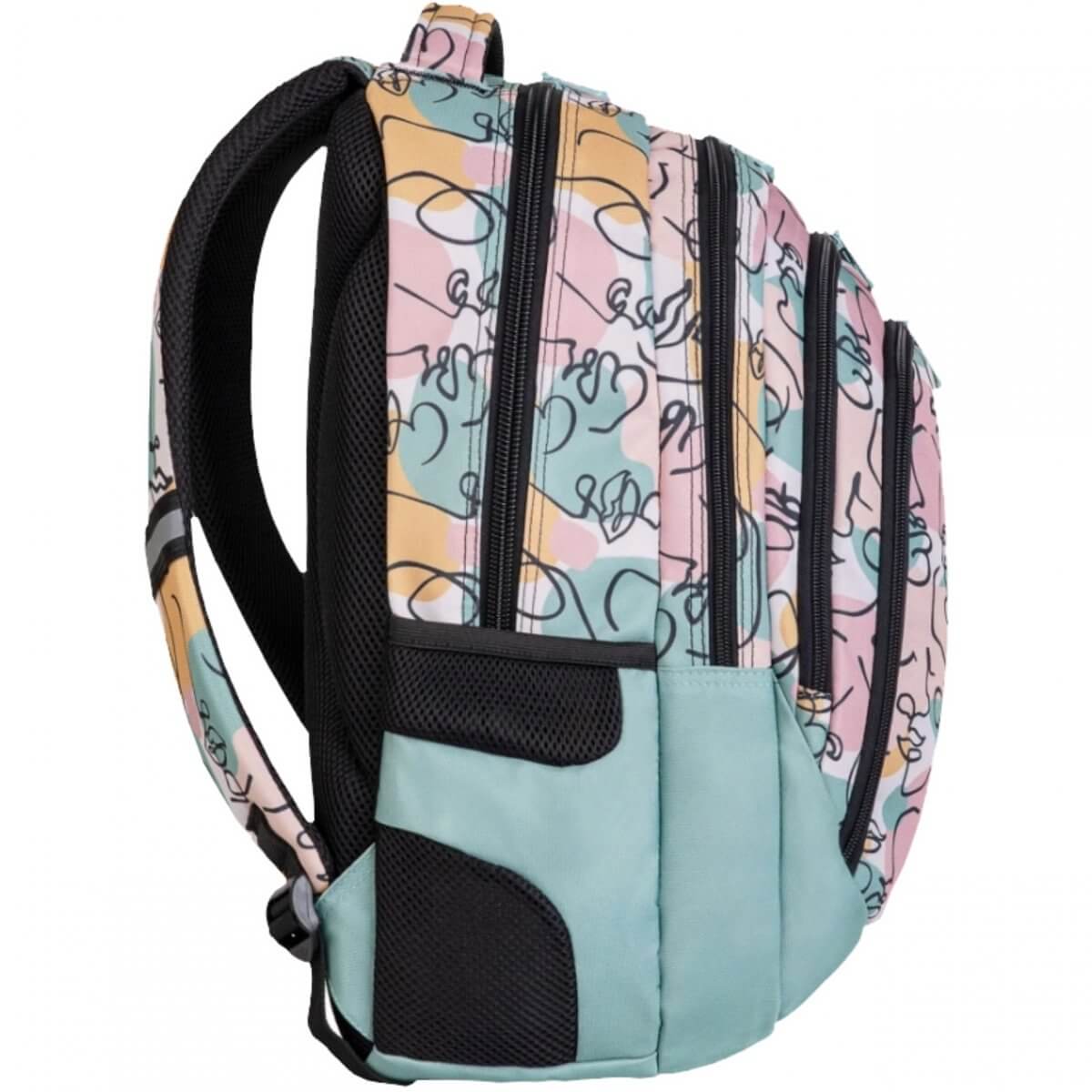 Didelė Tvirta Mokyklinė Kuprinė CP Coolpack Drafter Art Deco 44,5 cm IP1108 Kuprinės