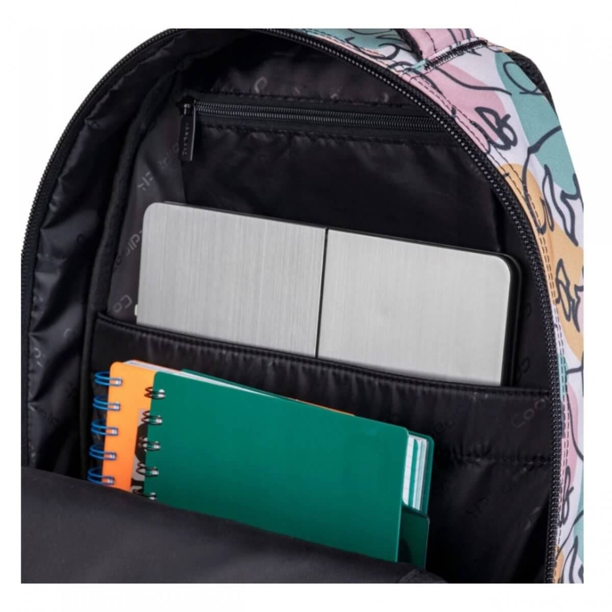 Didelė Tvirta Mokyklinė Kuprinė CP Coolpack Drafter Art Deco 44,5 cm IP1108 Kuprinės