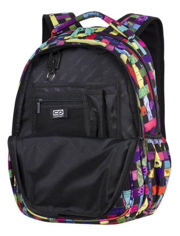 Didelė Tvirta Mokyklinė Kuprinė CP Coolpack Stike Ribbon Grid 44 cm IP1100 Kuprinės