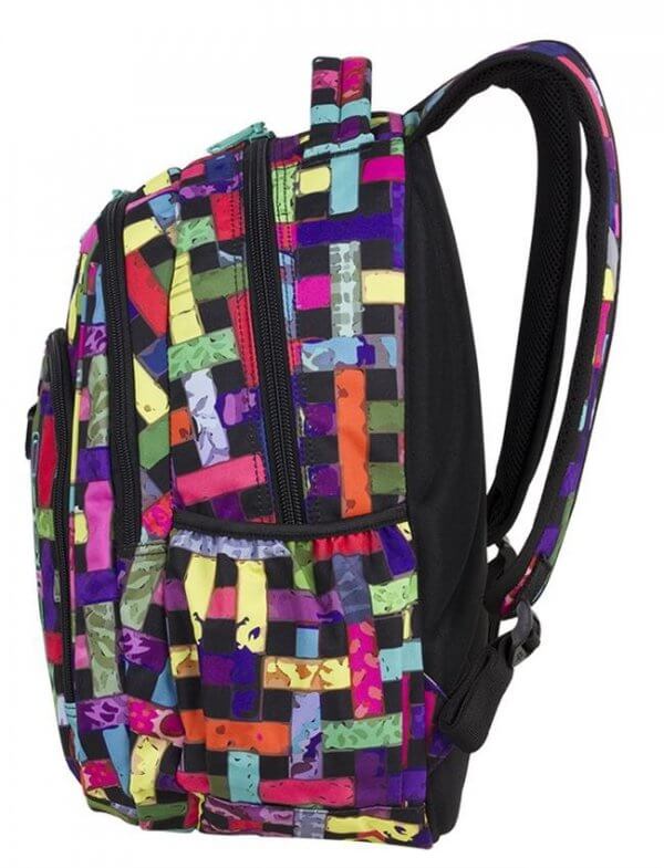 Didelė Tvirta Mokyklinė Kuprinė CP Coolpack Stike Ribbon Grid 44 cm IP1100 Kuprinės