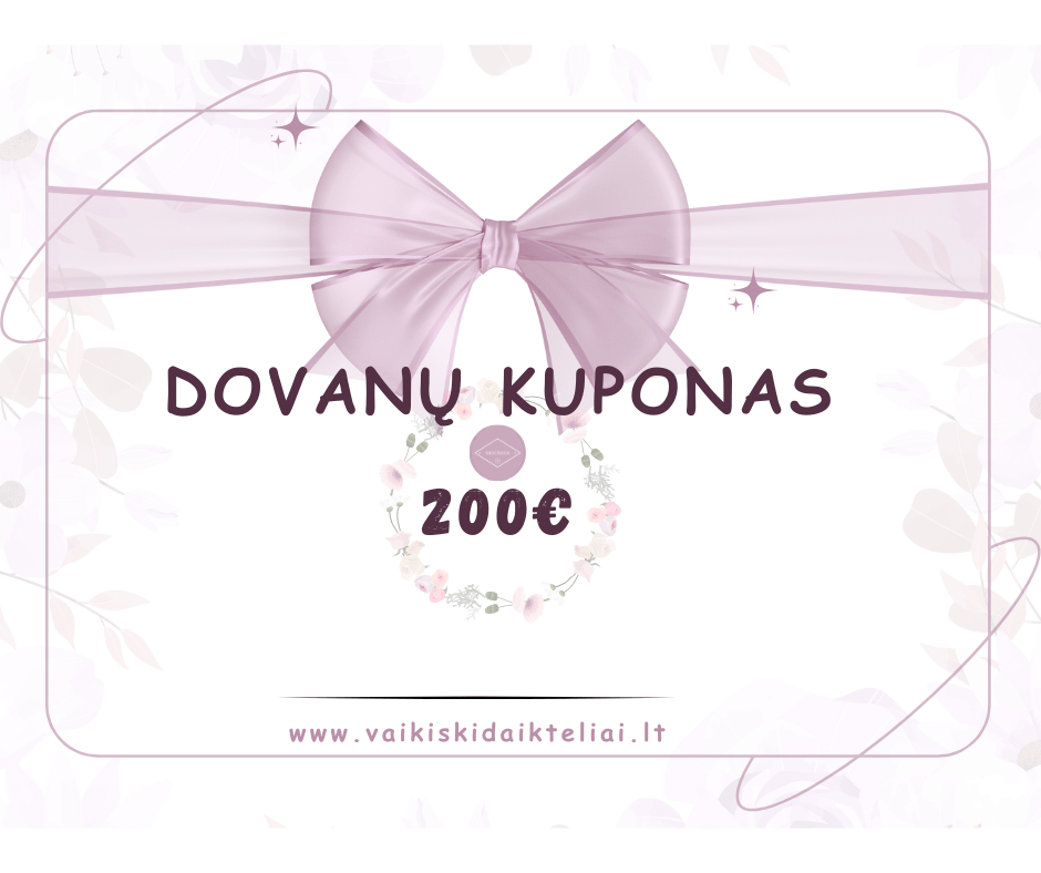 Dovanų Kuponas Vify Gift Card 200 € dovanų kuponas