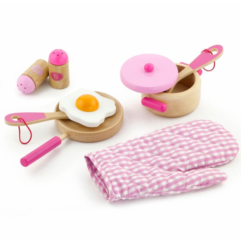 Drewniany Kuchenny Zestaw do gotowania Viga Toys Žaislai Vaikams Ir Kūdikiams