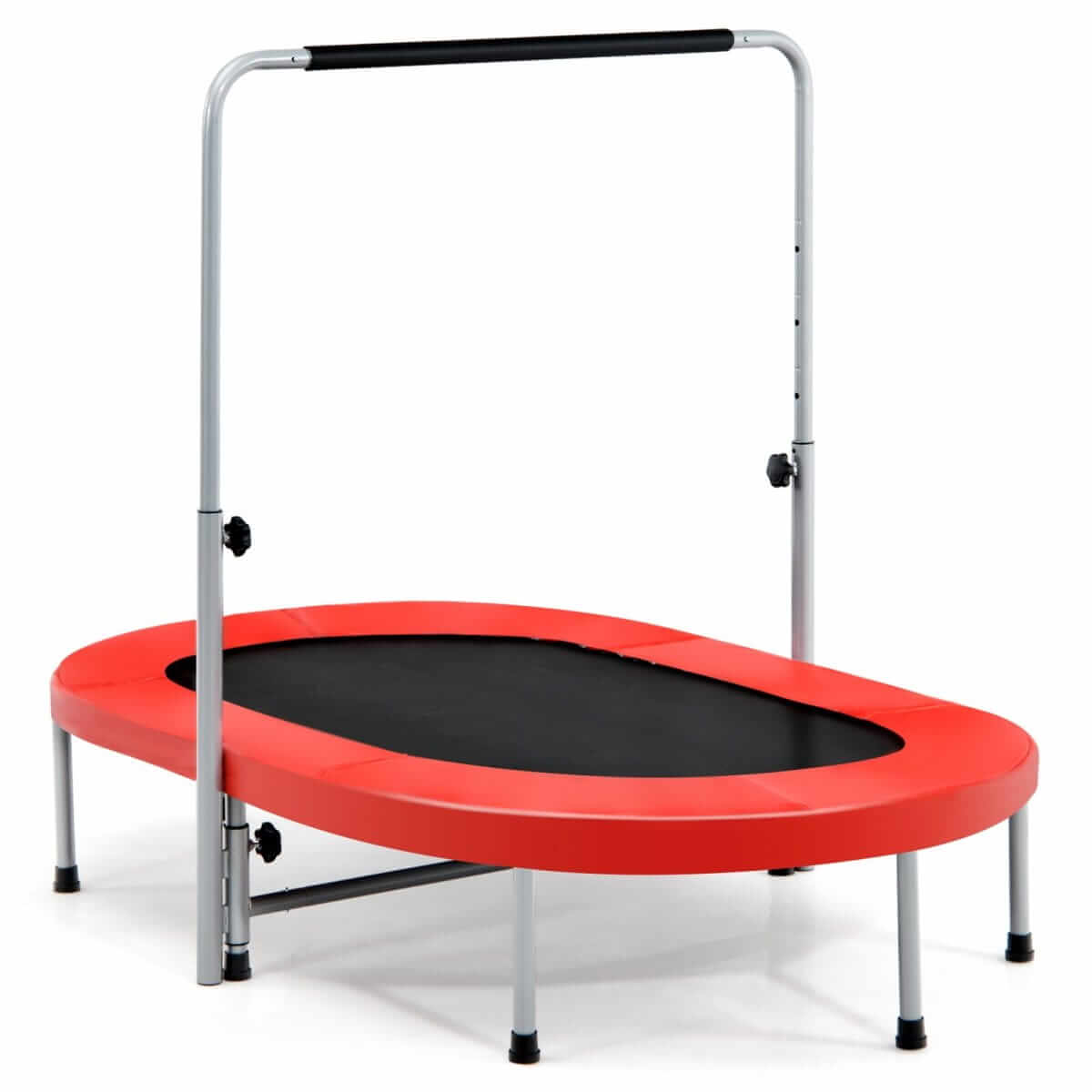 Dvigubas Batutas Su Turėklu 154 x 89 x 92-132 cm, Gimnastikos Ir Fitneso Pratimams, 1271 Batutai