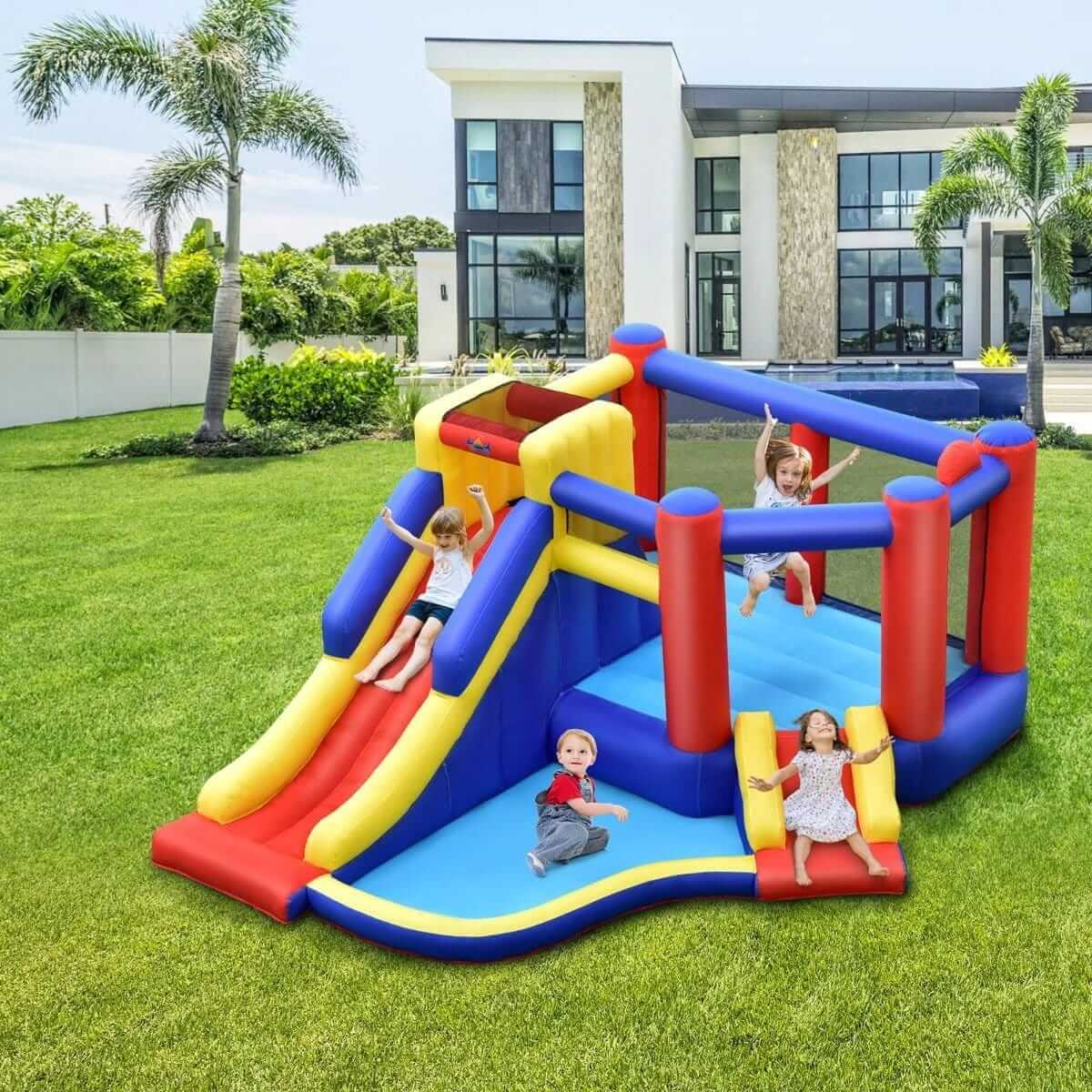 Dviračio Pilis Su Čiuožykla 383 x 313 x 182 cm Swing Sets & Playsets