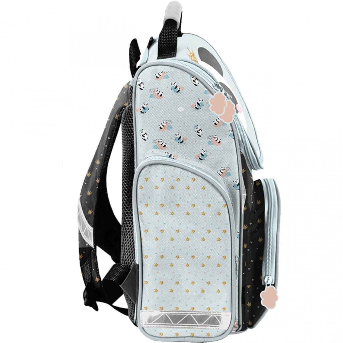 Ergonominė Kuprinė Pirmokui Mėtinė Panda 36 cm Kuprinės