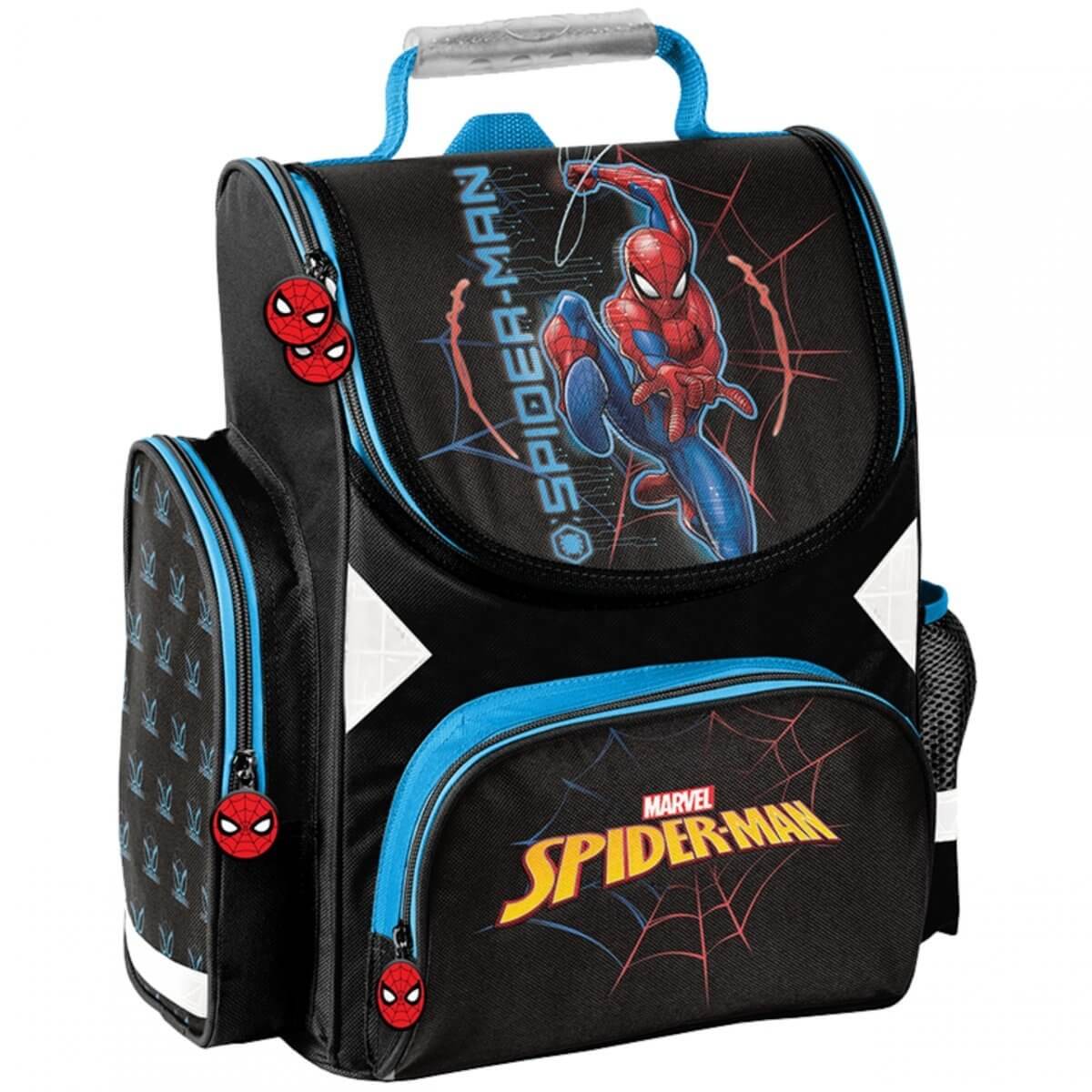 Ergonomiška Kuprinė Pirmokui Pradinukui Minecraft Spiderman Marvel 36 cm Kuprinės