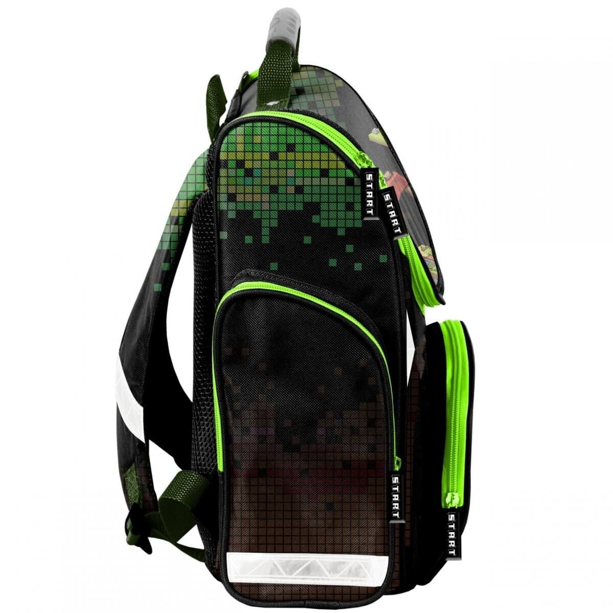 Ergonomiška Kuprinė Pirmokui Pradinukui Minecraft Start Game 36 cm Kuprinės