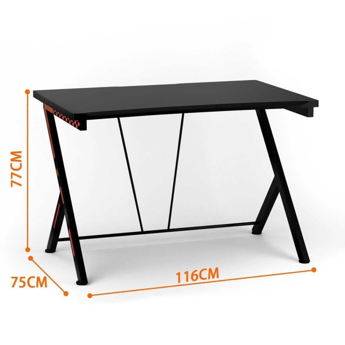 Ergonomiškas Žaidimų Stalas Rašomasis Stalas 116 X 75 X 77 Cm Rašomasis Stalas