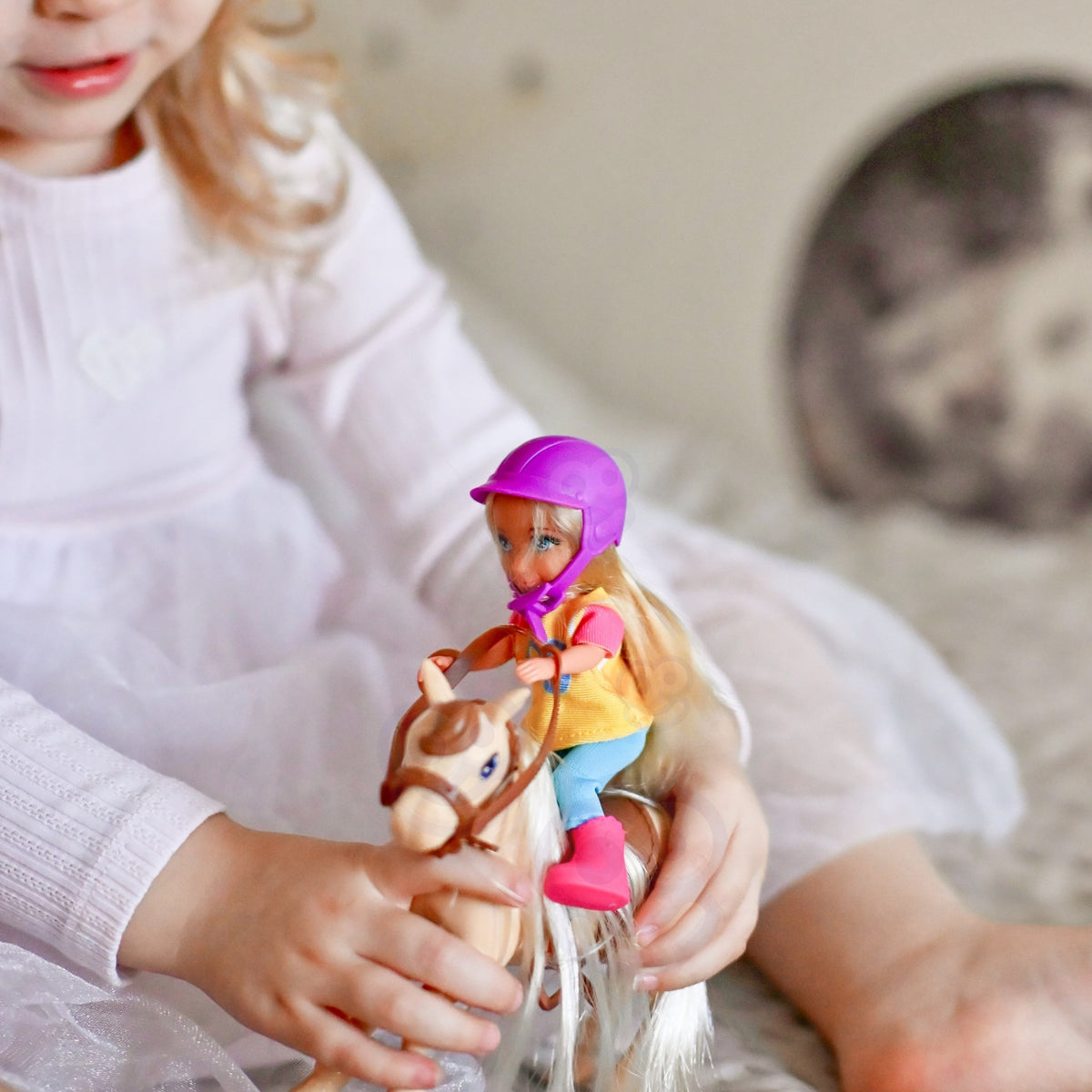 Woopie Royal lėlytė raitelė su žirgu – nuotrauka 5