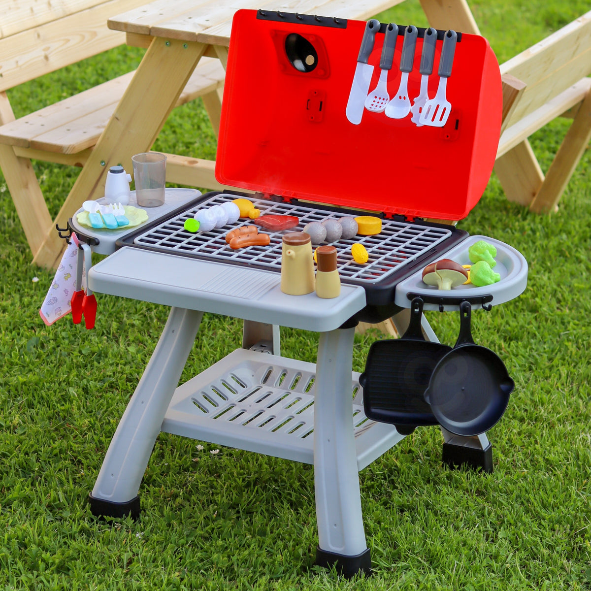 Woopie interaktyvus BBQ grilis su garais ir LED, 41 dalis