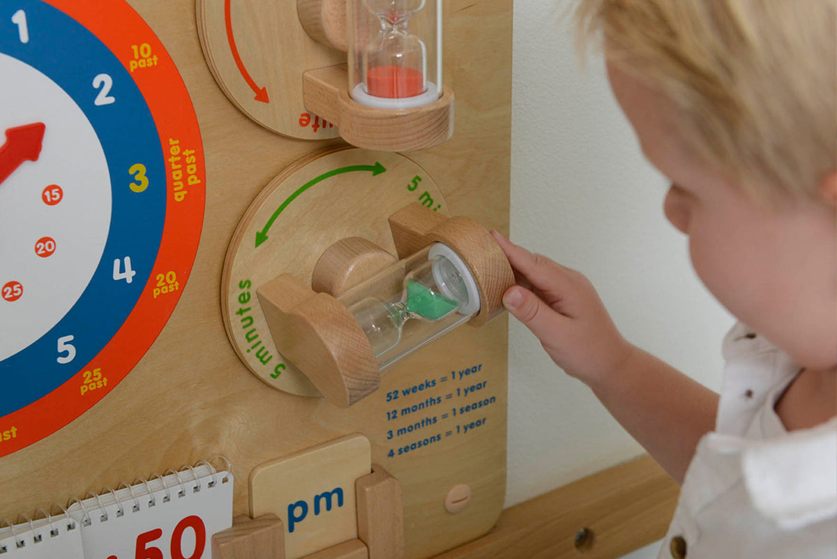 Masterkidz edukacinė laikrodžio pažinimo lenta – vaizdas 5