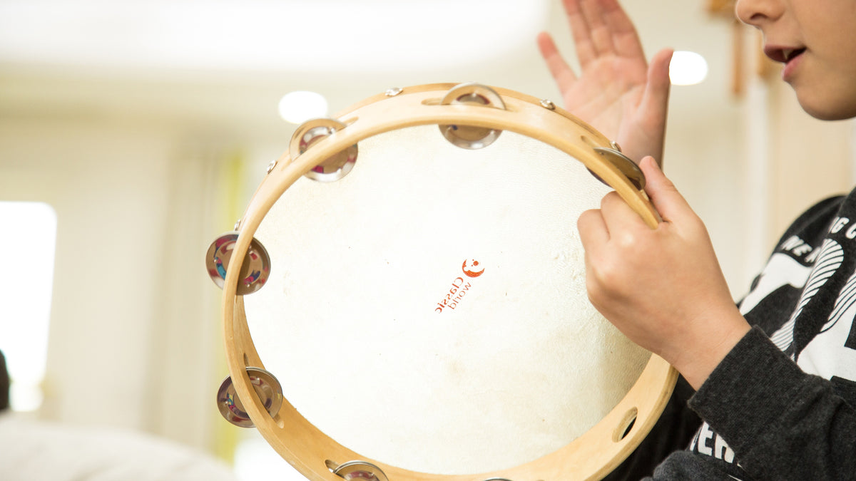 Classic World EDU tamburinas, 25 cm – 5