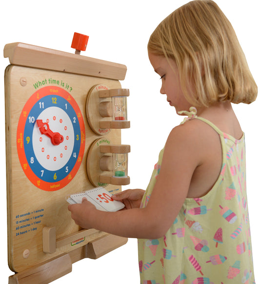 Masterkidz edukacinė laikrodžio pažinimo lenta