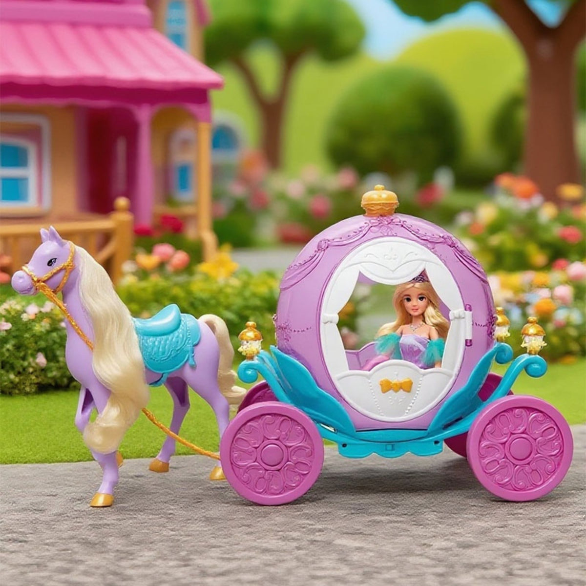Woopie Royal princesė Lily su stebuklinga karieta – nuotrauka 5