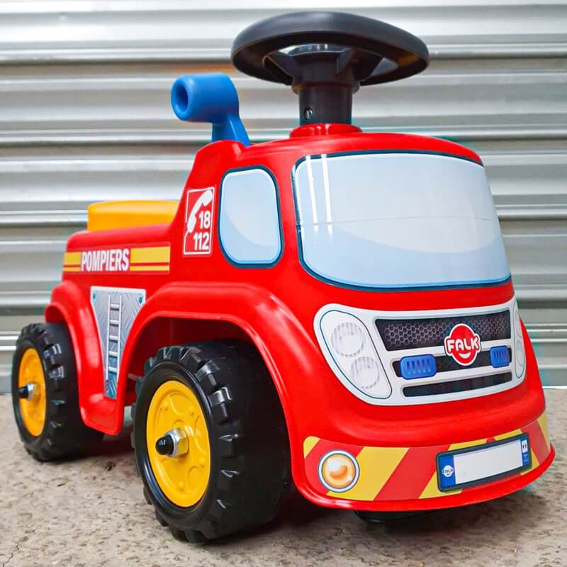 FALK Ugniagesio Automobilio Raitelis Su Rageliu Nuo 1 Metų Amžiaus Vaikiškos Transporto Priemonės