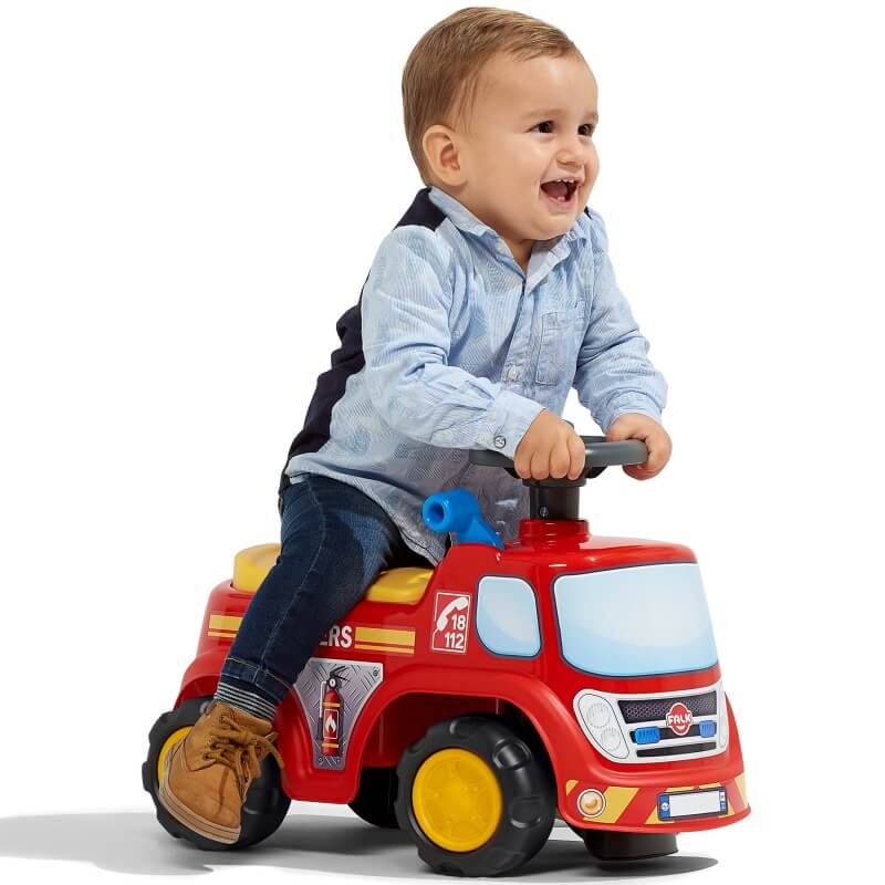 FALK Ugniagesio Automobilio Raitelis Su Rageliu Nuo 1 Metų Amžiaus Vaikiškos Transporto Priemonės