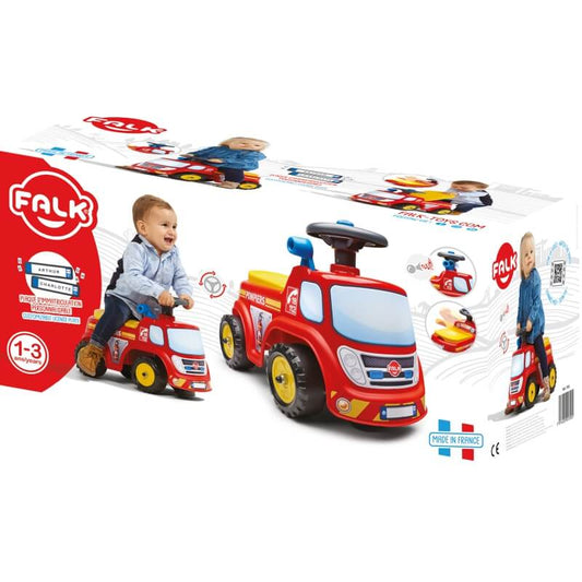 FALK Ugniagesio Automobilio Raitelis Su Rageliu Nuo 1 Metų Amžiaus Vaikiškos Transporto Priemonės