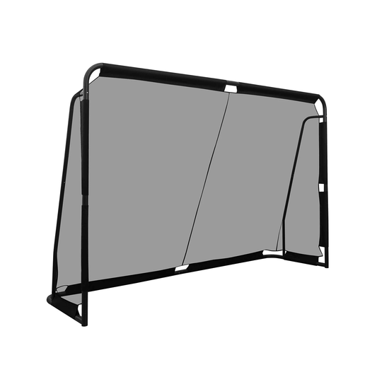Futbolo Vartai su Metaliniu Rėmu ir Sustiprintu Tinklu 300x200 cm Sporto Žaislai