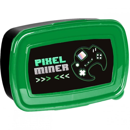 Gertuvės Ir Pietų Dėžutės Rinkinys Vaikams Lunchbox Gamer, 500 ml Gertuvės Ir Pietų Dėžutės Vaikams