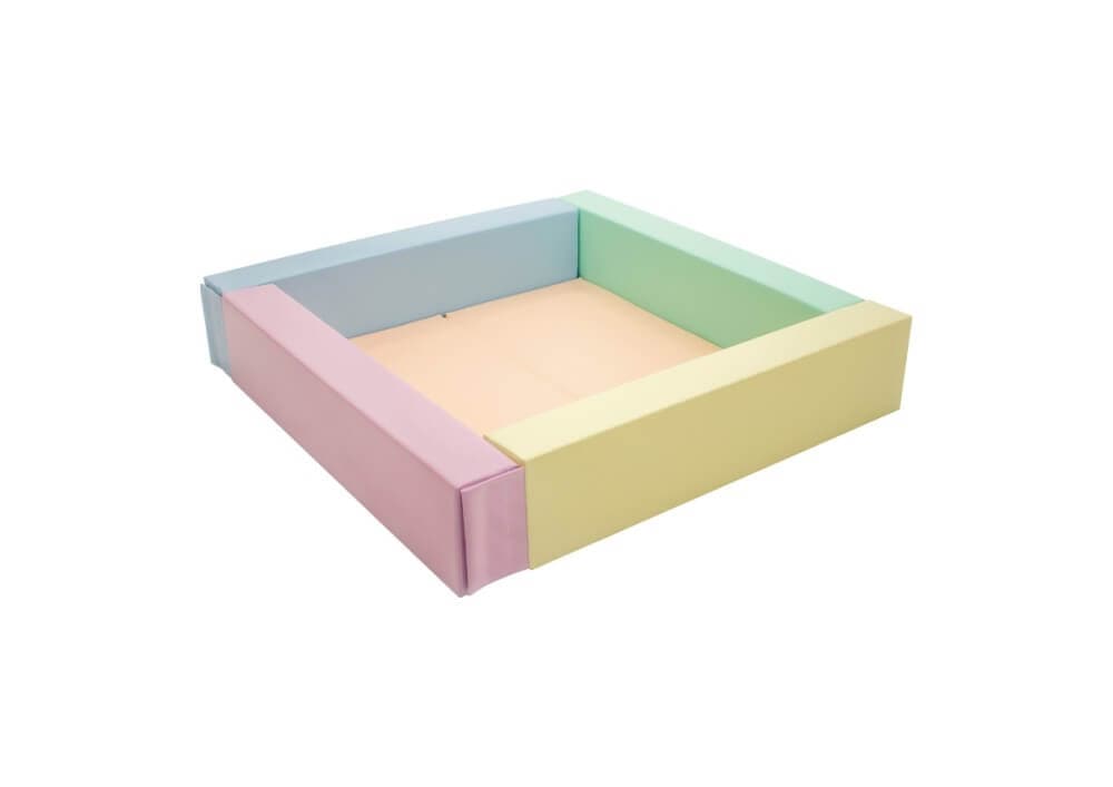 IGLU Kamuolinis Baseinas 130x130 Cm (Šviesiai Pastelinės Spalvos) Sūpynės ir Žaidimų Aikštelės