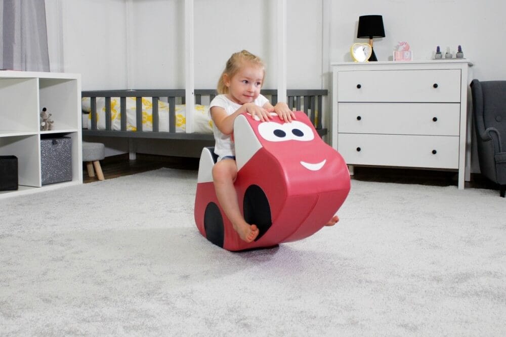 IGLU Minkšta Supynė Rokeris CAR Mėlyna 50 x 25 x 90 cm IGLU Minkštos Žaidimų Aikštelės