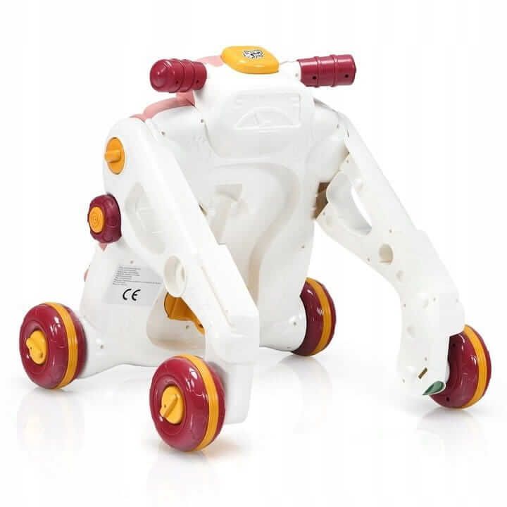 Interaktyvus Vaikiškas Vežimėlis 2in1 Stumiamos Mašinėlės Vaikams