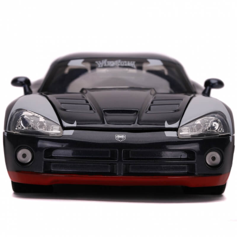 JADA Marvel Automobilis Venom 2008 Dodge Viper Figūrėlė 1:24 Žaislai Mašinėlės Ir Trasos