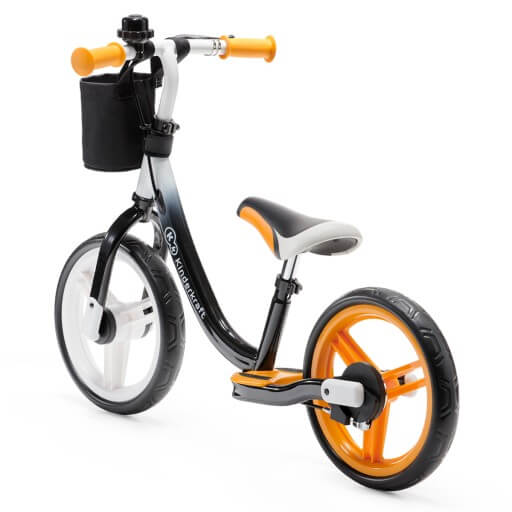 Kinderkraft Space 12" Balansinis Dviratukas Geltonas 2m+ Push & Pedal Riding Vehicles