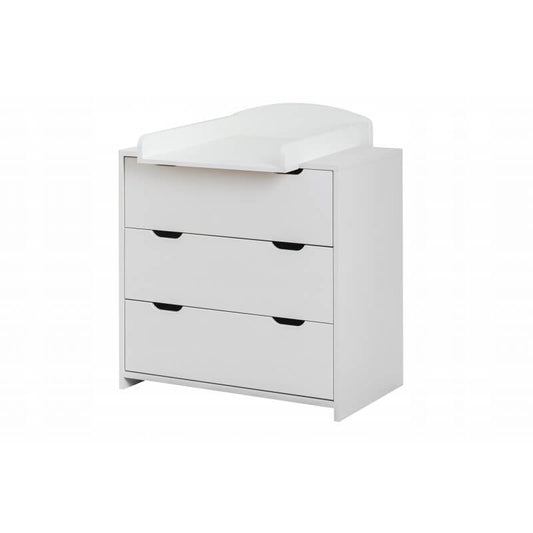 Komoda Su Vystymo Lenta Baby Raj Moon Balta Spalva Vystymo Stalai