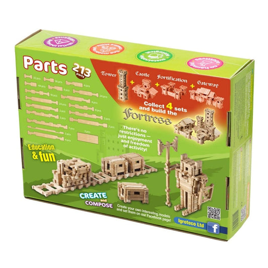 Konstruktorius Bokštas, 213 detalių