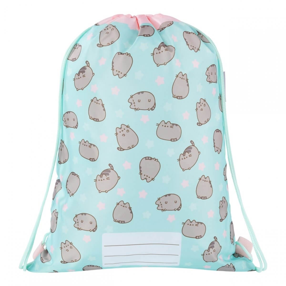 Kuprinė Mergaitėms Su Pusheen Dizainu Ir 5 Priedais Mokyklai 40x28x18 cm Kuprinė Rinkinys