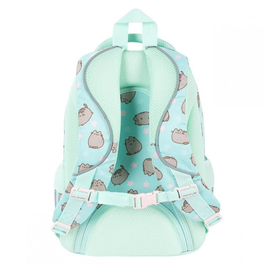 Kuprinė Mergaitėms Su Pusheen Dizainu Ir Priedais Mokyklai 40x28x18 cm Kuprinė Rinkinys