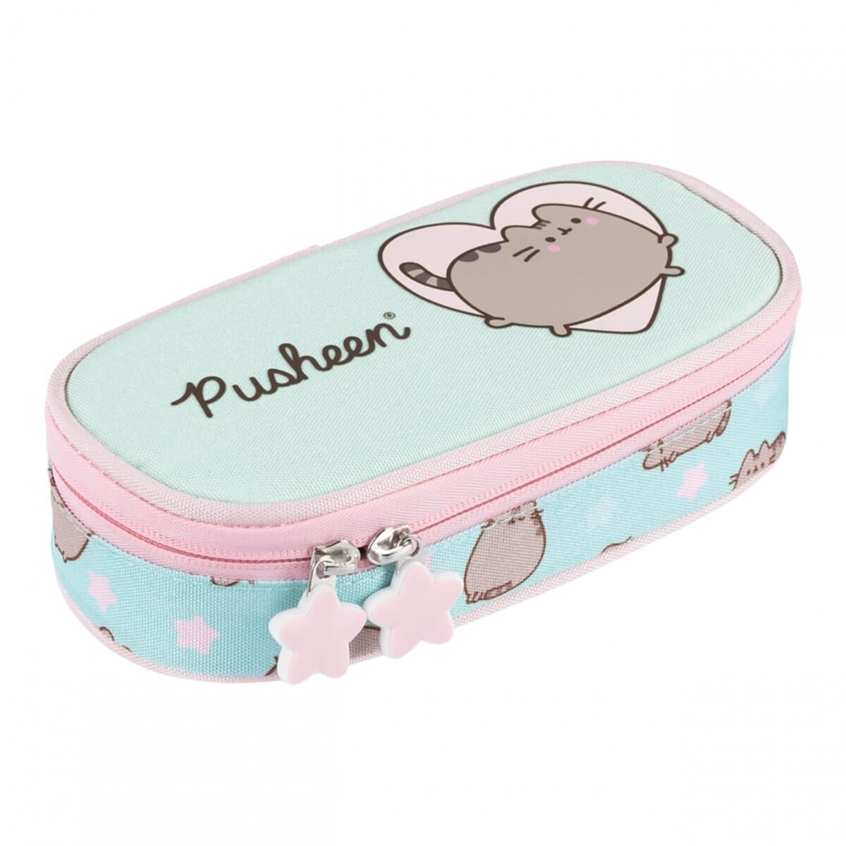 Kuprinė Mergaitėms Su Pusheen Dizainu Ir Priedais Mokyklai 40x28x18 cm Kuprinė Rinkinys
