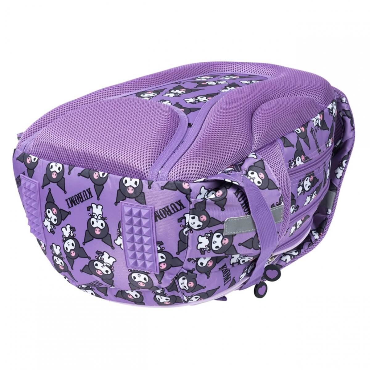 Kuprinė Su Kuromi Dizainu Ir Priedais Mokyklai, Violetinė 40x28x18 cm Kuprinė Rinkinys