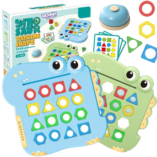 Woopie Montessori dinozauro formų derinimo žaidimas – nuotrauka 1