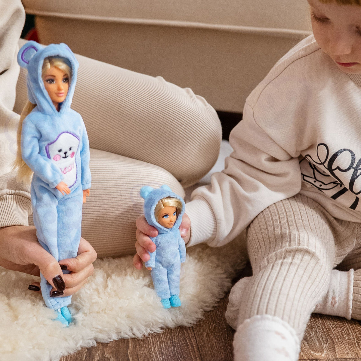 Woopie Royal 2 Lėlių Rinkinys su Meškiukų Kombinezonais – 5 nuotrauka