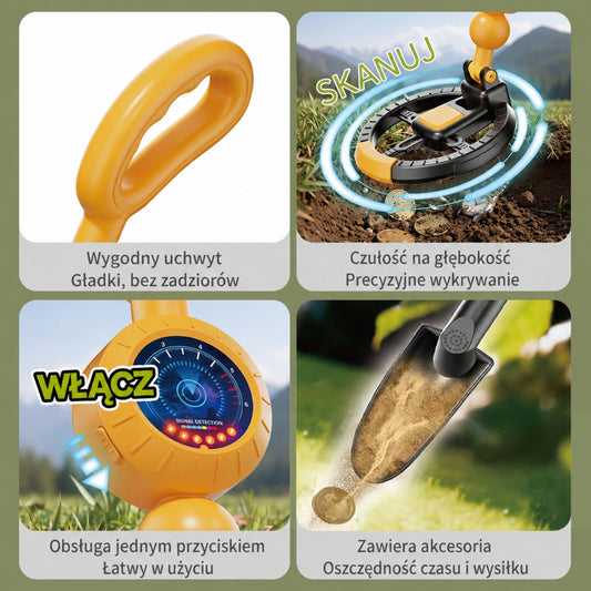 Woopie Vaikiškas Metalo Detektorius Su Kastuveliu