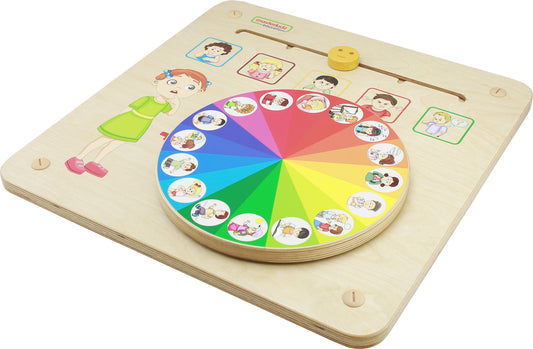 Masterkidz Montessori emocijų pažinimo edukacinė lenta – nuotrauka 2