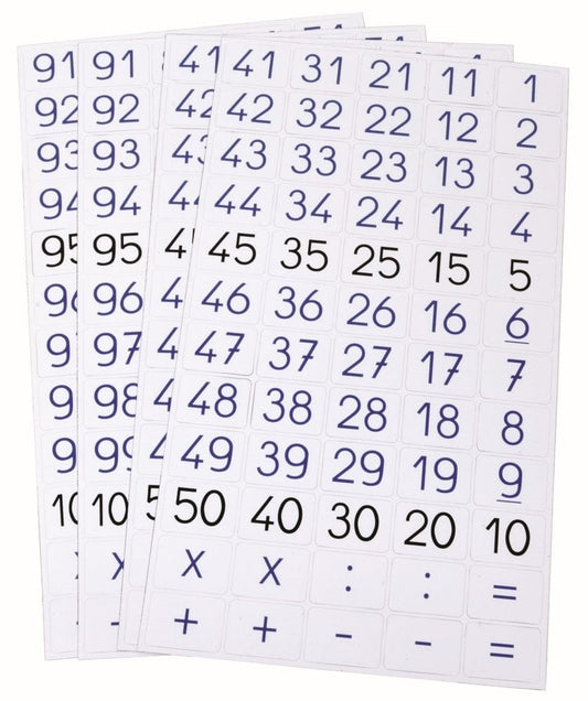 Magnetiniai skaičiai, 6-8 metai Žaislai Magnetiniai