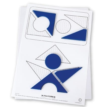 Magnetinis rinkinys Formos, 4 vaikams Žaislai Magnetiniai