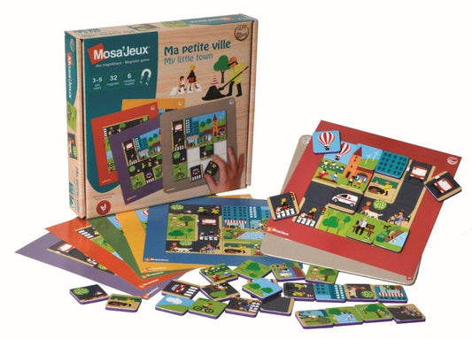 Magnetinis žaidimas, Mano mažasis miestelis, 3-5 m.