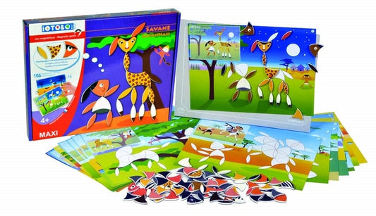 Magnetinis žaidimas, Savana Maxi, 4+
